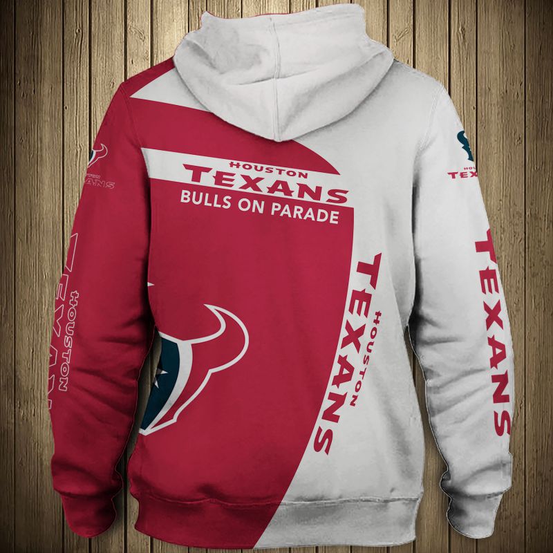 Houston Texans Hoodie 3D Zip Hoodie Pullover Gift With All Over Print For Fans