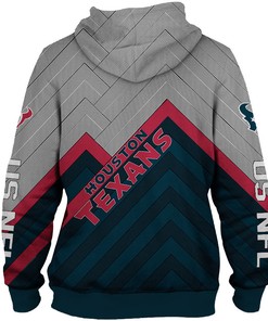 Houston Texans Hoodie 3D Zip Hoodie Pullover Size S-5Xl With All Over Print For Fans
