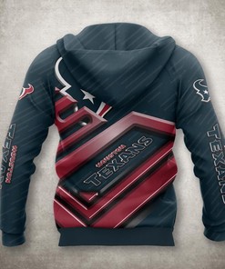 Houston Texans No 1 All Over Print Zip Up Hoodie, Ideal Gift For Fans