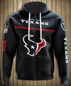 Houston Texans Skull Hoodie With 3D All Over Print, Ideal Gift For Fans