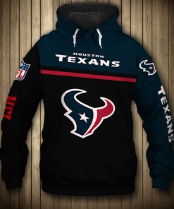 Houston Texans Skull Hoodie With 3D All Over Print, Ideal Gift For Fans