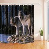 Howling Wolf Shower Curtain