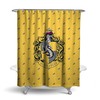 Hufflepuff Shower Curtain For Harry Potter-Themed Bathroom