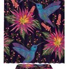 Hummingbird And Flowers Printed Shower Curtain For Bathroom Decor