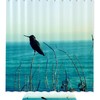 Hummingbird By Blue Lake Fabric Shower Curtain, Waterproof Bathroom Decor