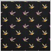 Hummingbird Embroidered Fabric Shower Curtain For Bathroom Decoration