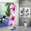 Hummingbird Garden Shower Curtain For Botanical-Inspired Bathrooms