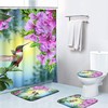 Hummingbird Unique Customized Waterproof Shower Curtain