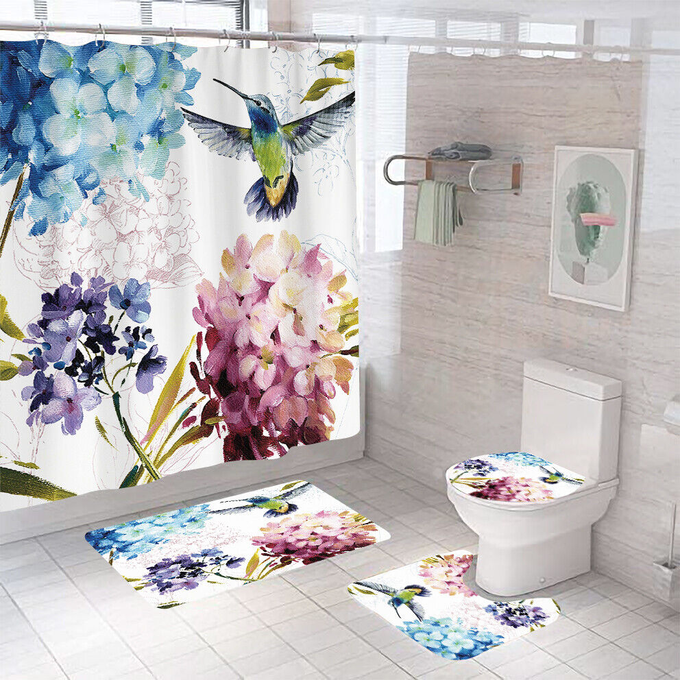 Hummingbird Wildlife Shower Curtain For Bathroom