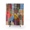 Humorous Dog Shower Curtain With Funny Gift Idea - Dog Lover Bathroom Decor