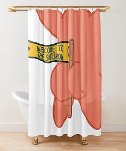 Humorous Star Shower Curtain to Brighten Up Your Bathroom