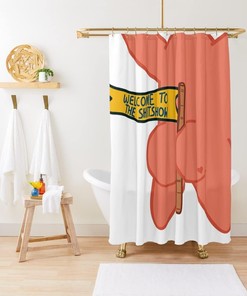 Humorous Star Shower Curtain to Brighten Up Your Bathroom