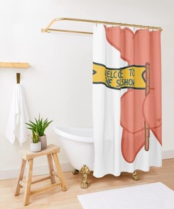 Humorous Star Shower Curtain to Brighten Up Your Bathroom