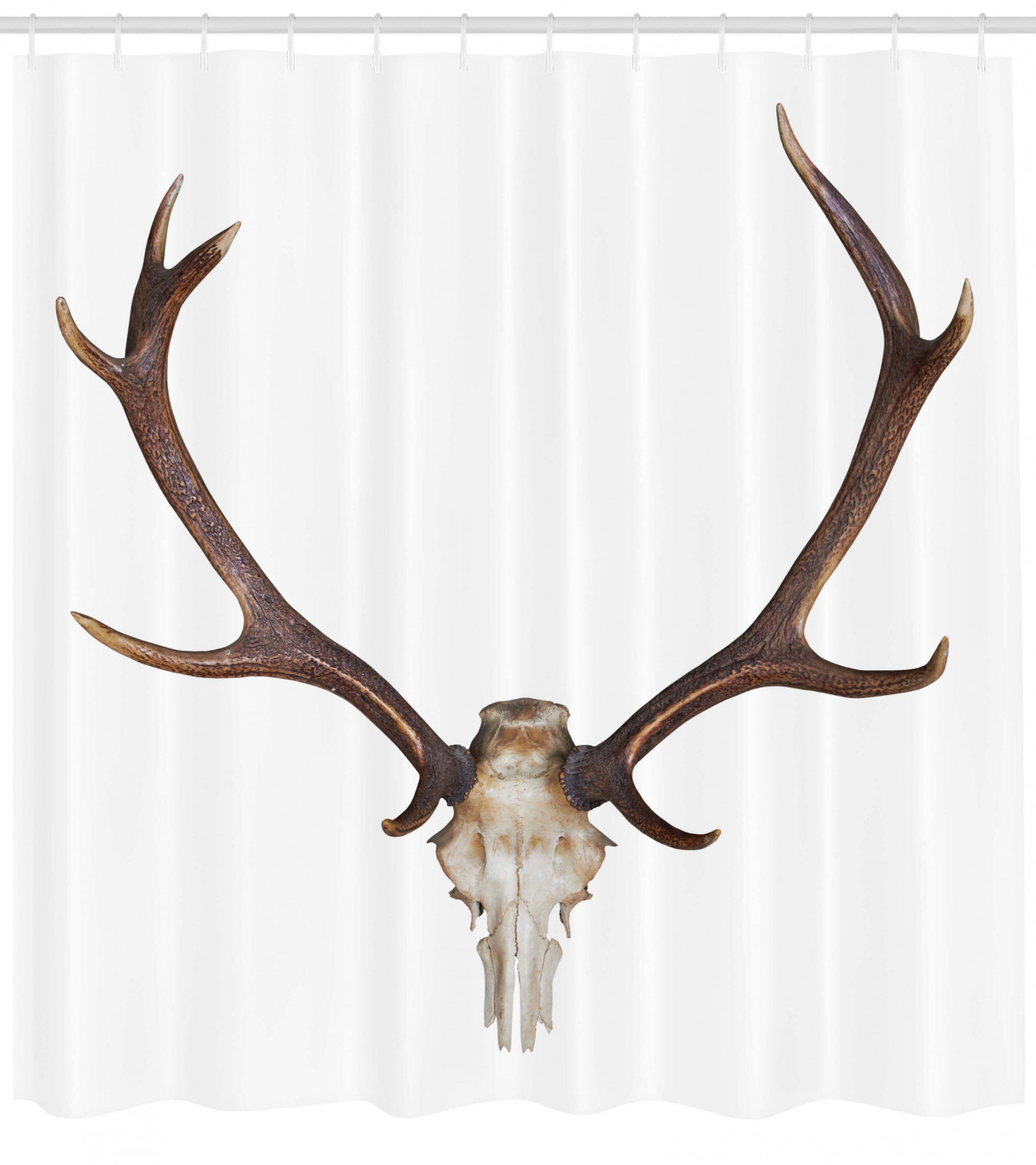 Hunting Trophy Antlers Shower Curtain For A Masculine Bathroom - Image 4