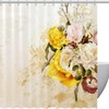 Hydrating Rose Face Wash Shower Curtain for Spa-Like Bathroom Decor