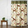 I Love My Dog Shower Curtain - A Dog'S Life Designed Fabric Shower Curtain