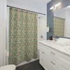 Illustrated Premium Shower Curtain featuring Desert Cactus 