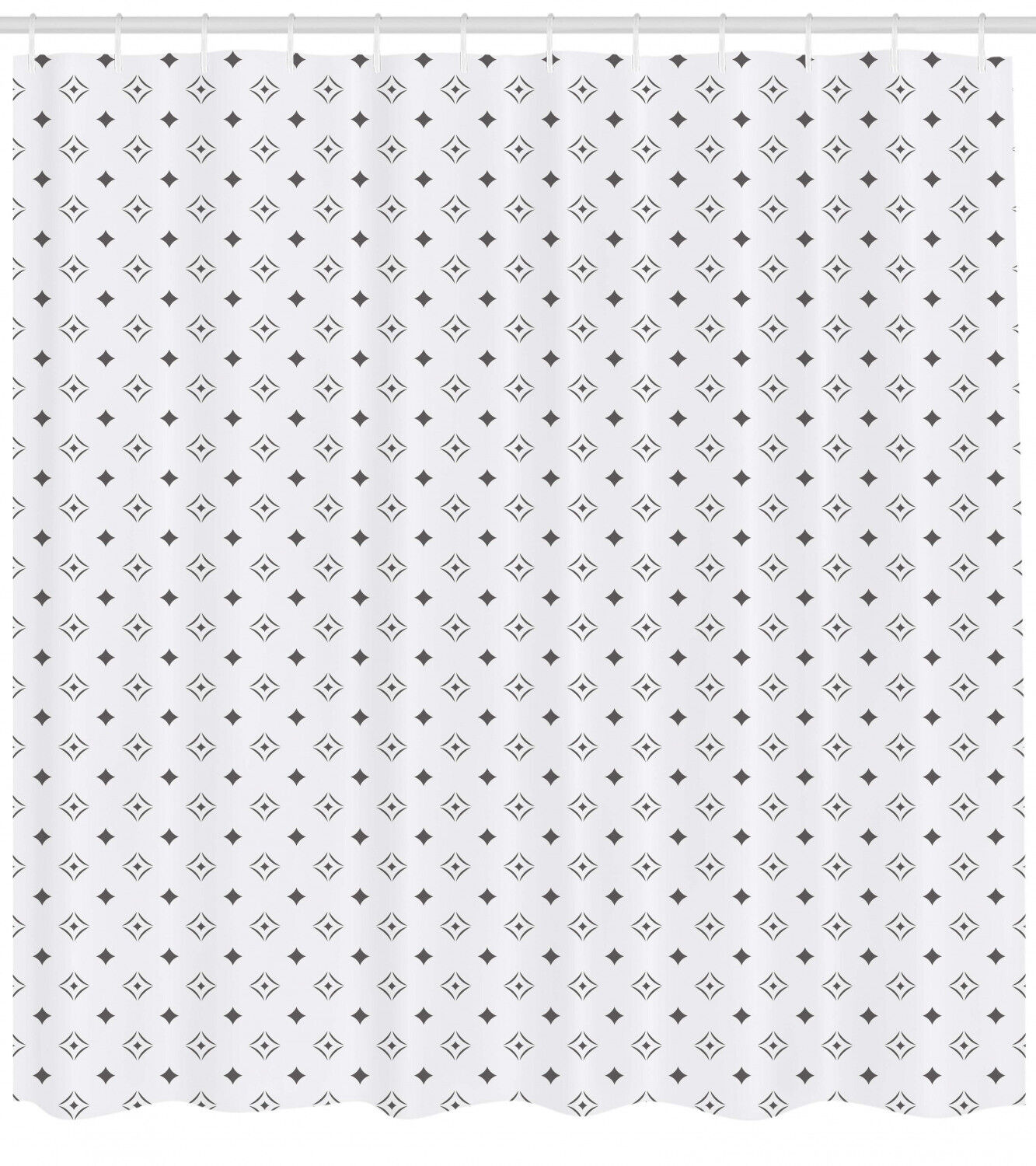 Impression Geometric Shower Curtain, Artistic Bathroom Decor