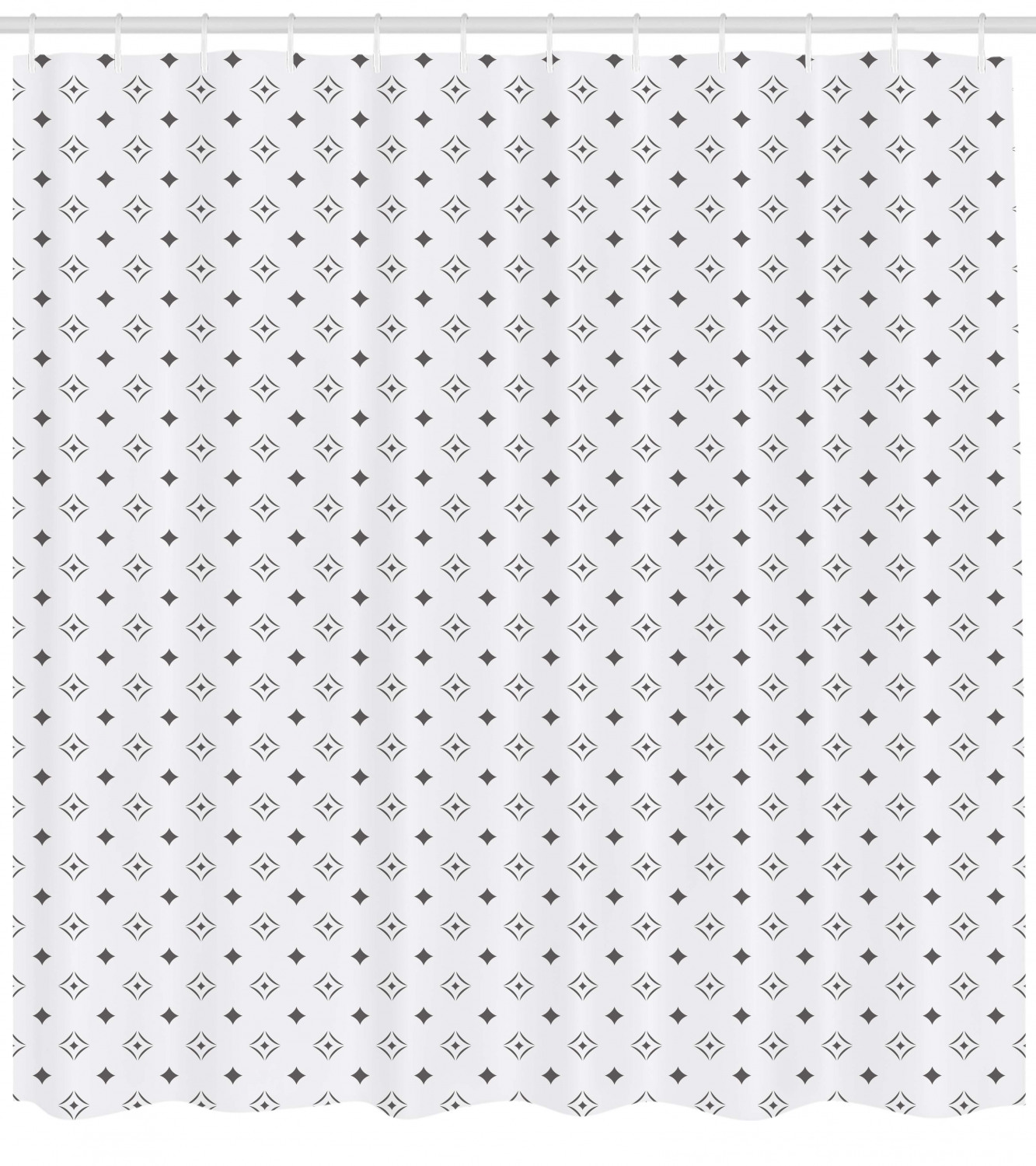 Impression Geometric Shower Curtain, Artistic Bathroom Decor
