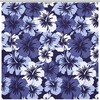 Indian Elephant Pattern Blue Shower Curtain, Boho Design Bathroom Decor