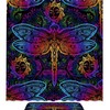 Indian Mandalas Paisley Dragonfly Sun Shower Curtain For An Ethnic Bathroom
