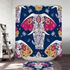 Indian Princess Elephant Shower Curtain for Bathroom Decoration by Ikfashoni 