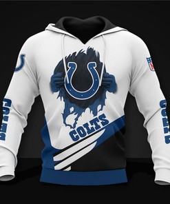 Indianapolis Colts Cool 3D Graphic 3D Hoodie - 3D Hoodies For Men