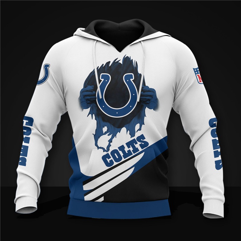 Indianapolis Colts Cool 3D Graphic 3D Hoodie - 3D Hoodies For Men