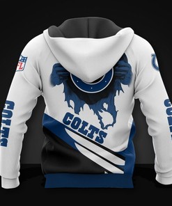 Indianapolis Colts Cool 3D Graphic 3D Hoodie - 3D Hoodies For Men