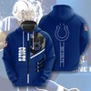 Indianapolis Colts Hoodie 3D No.1 Fan - Mens 3D Hoodies Graphic