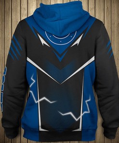 Indianapolis Colts Lightning Graphic 3D Hoodie - 3D Hoodies For Men