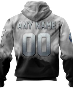 Indianapolis Colts Skull Hoodie Custom Name & Number 3D - All Over Print Zip Up Hoodie Men