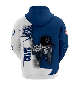 Indianapolis Colts Ultra Death 3D Graphic Hoodie Gift For Halloween - 3D Graphic Hoodies