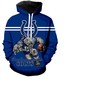 Indianapolis Colts Ultra-Cool Design 3D Zip Hoodie Pullover - 3D Hoodies For Men Graphic