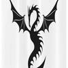 Infinite Stable Celtic Dragon Shower Curtain Creature Design