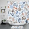 Innocent Easter Eggs With Vintage Shower Curtains Print Waterproof Fabric Bathroom Shower Curtain