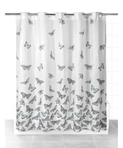 Innovative Butterfly Hookless Shower Curtain For Hassle-Free Bathrooms