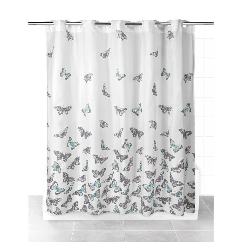 Innovative Butterfly Hookless Shower Curtain For Hassle-Free Bathrooms