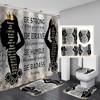 Inspirational African American Shower Curtain with Quotes: Queen and King for Your Own Bathroom Kingdom