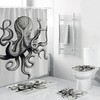 Inspiring Octopus Shower Curtain for Your Stylish Bathroom Look.