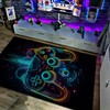 Interactive Game Controller Area Rugs for Game Room or Bedroom, Shufflezone Gaming Rugs for Teen Boys