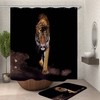 Invigorating Tiger Shower Bath Curtain for Your Bathroom