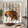 Invigorating Tiger and Cub Shower Curtain for Your Bathroom