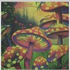 Iridescent Mushrooms Shower Curtain for Bathroom/Woodland Hotel Home Decor - Add a Touch of Magic to Your Space. 