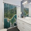 Island View Hawaii Shower Curtain For Beautiful Bathroom Decor