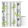 JUPA Place PEVA Heavy Duty Shower Curtain, Eco-Friendly Bathroom Curtains for Bathtub