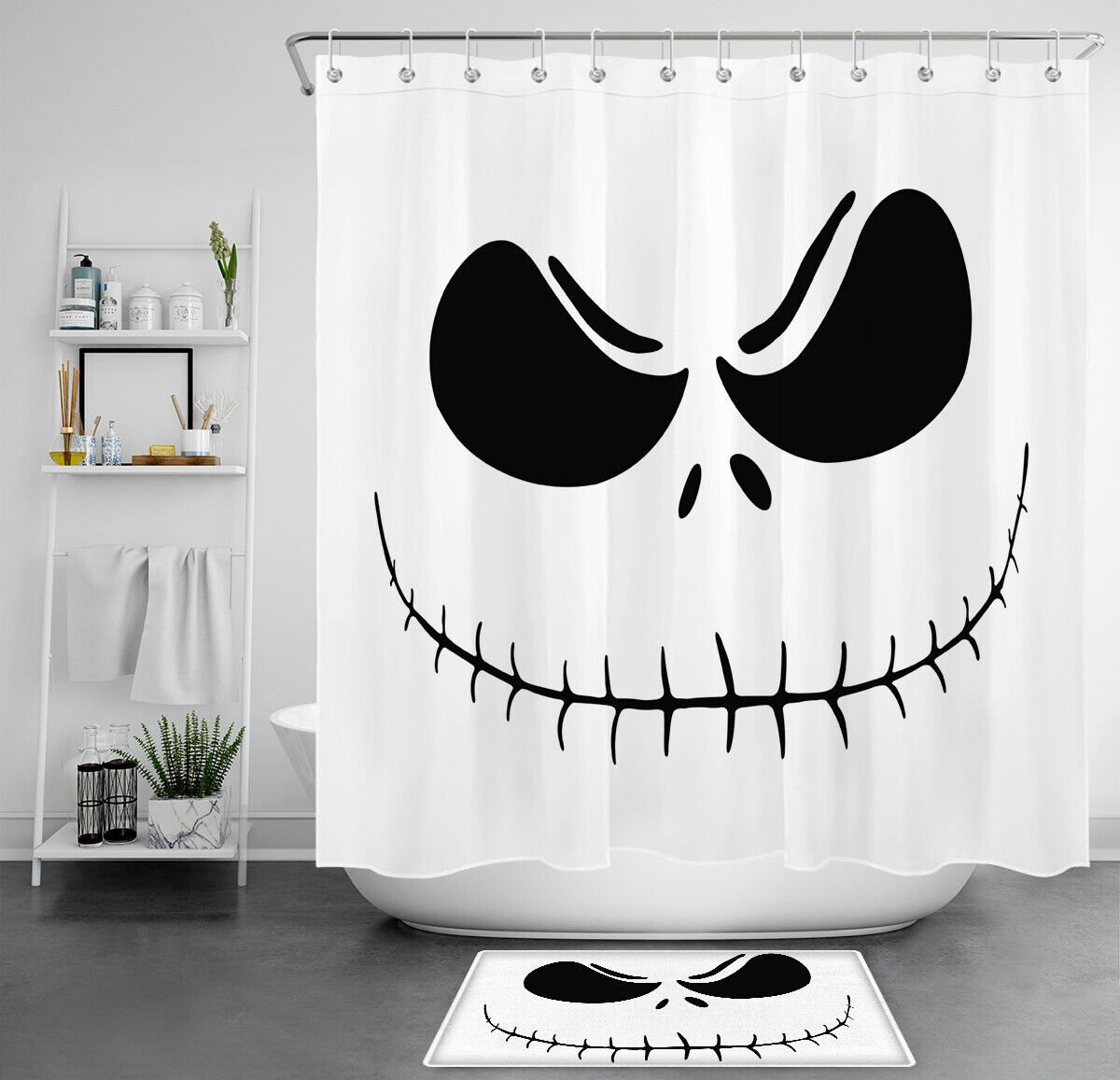 Jack Shower Curtain - Pumpkin King Halloween Bathroom Decor