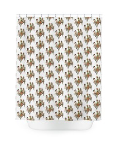 Jackalope Cowboy Shower Curtain for Western-Themed Bathroom Decor