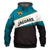 Jacksonville Jaguars 3D Zip Hoodie - All Over Print Hoodies For Women