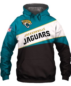 Jacksonville Jaguars 3D Zip Hoodie - All Over Print Hoodies For Women